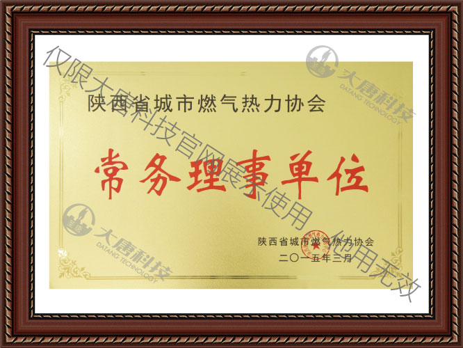 陝西省城(chéng)市燃(rán)氣熱(rè)力協會(huì)常(cháng)務理(lǐ)事單(dān)位(wèi)